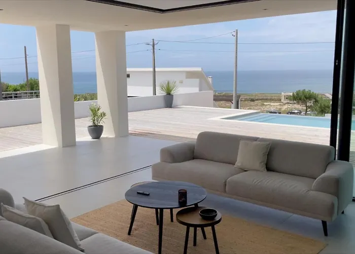 וילה Exclusive House With Full Sea View, Luxury And Comfort By The Sea Murtinheira